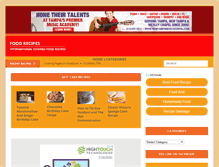 Tablet Screenshot of food-recipe.net